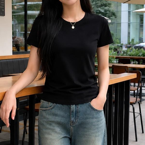 슬림 소프트 데일리 모어 반팔 티셔츠 LK-T21