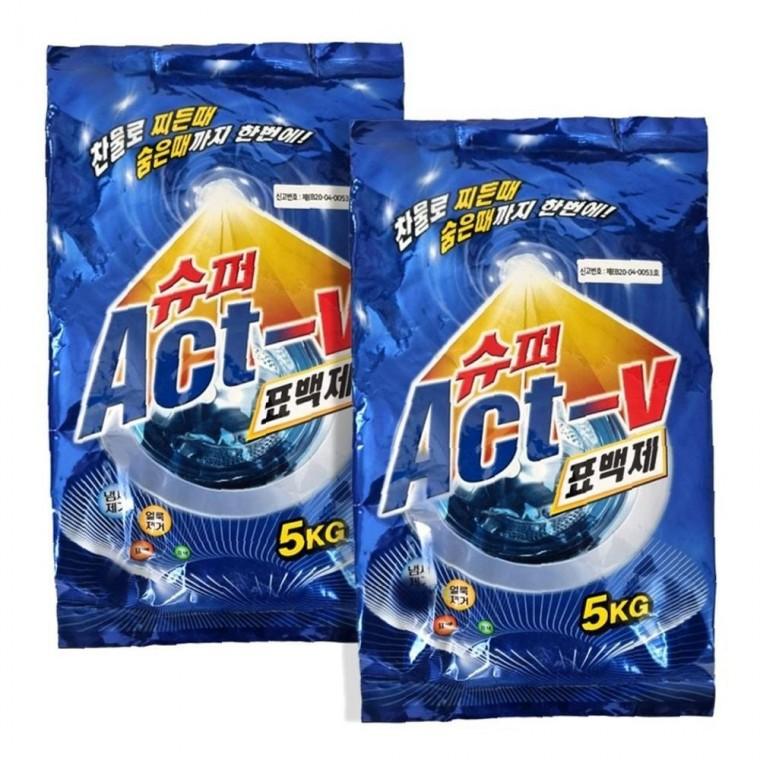 슈퍼 안정감 ACT-v 표백제 5kg X 2개