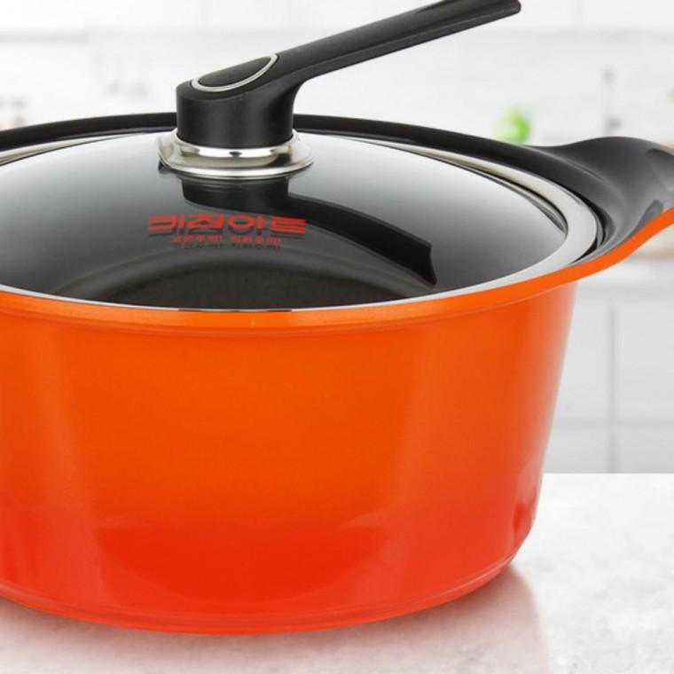 키친아트 세라믹냄비 양수 28 찌개냄비 통주물냄비
