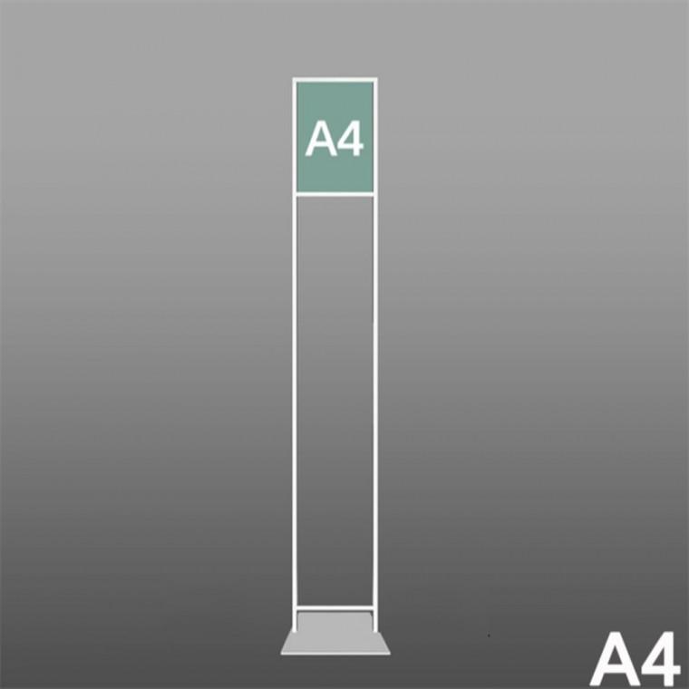 A4 양면삽입식 슬림 모던입간판 SMD-A4W 백색 홍보물거치대 안내표지판 전시정보판