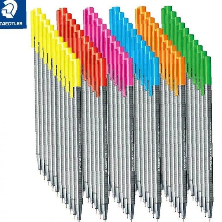 스테들러 활용형 트리플러스 화인라이너334 네온-10자루/0.3mm