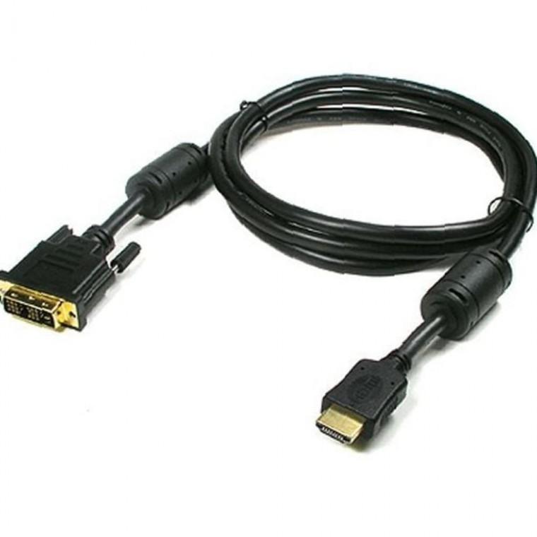 Coms 정돈형 HDMI-DVI 케이블 일반 실속형 1.8M 모니터선