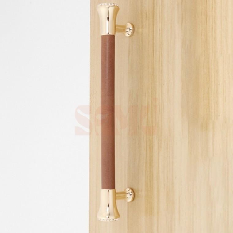 가죽 가구손잡이 160mm 서랍장손잡이 DIY가구