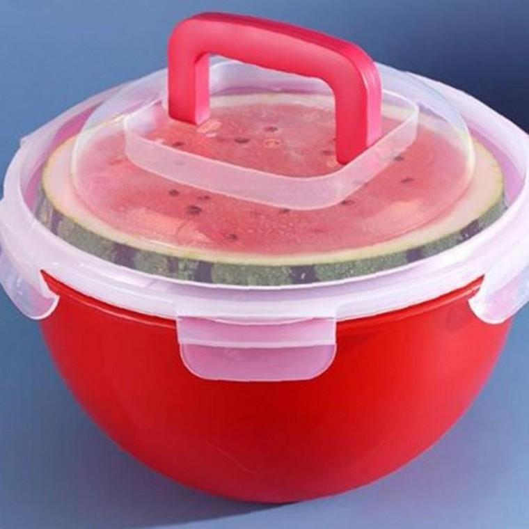 수박 살림핏 보관통 야채 밀폐 용기 냉장고 수박통 6L