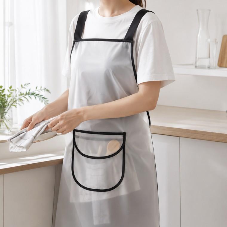 앞치마 요양보호사 방수앞치마 주방 업소용 네일 미술 비닐앞치마 양면방수 가벼운 생활방수 미용 도예