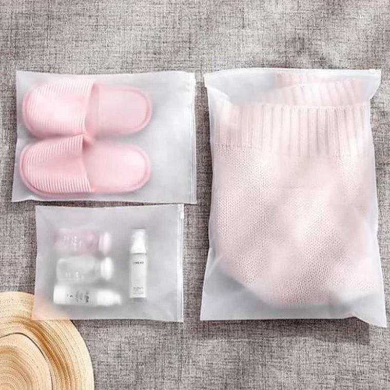 반투명 슬라이드지퍼백 반투명지퍼백 여행지퍼백