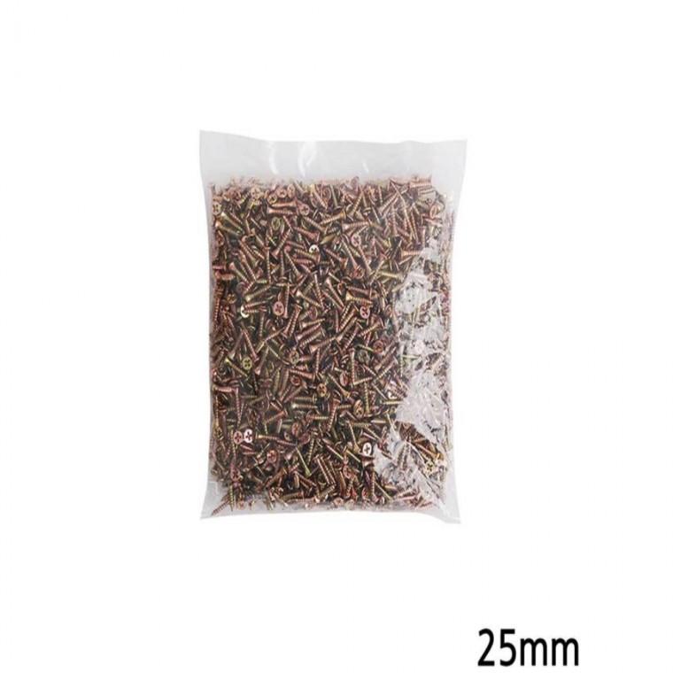4mm 피스 나사못 25mm 1000개입 칼부럭 고정못 스크루나사