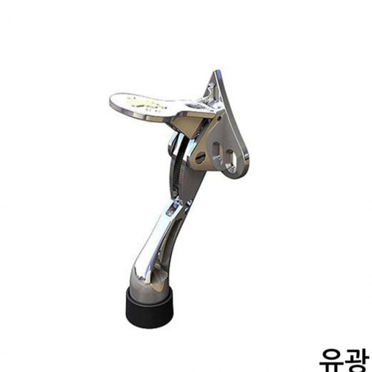 도어스토퍼 말굽 발로만V2 유광 문지지대 노루발 문고정장치