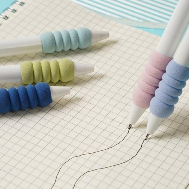 실리콘 0.5mm 중성펜 5종세트 학생선물 사무용품 볼펜