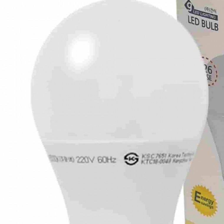 12W 주백색 내장형 긴수명 LED볼전구 LED볼램프 LED램프 LED볼구 조명전구