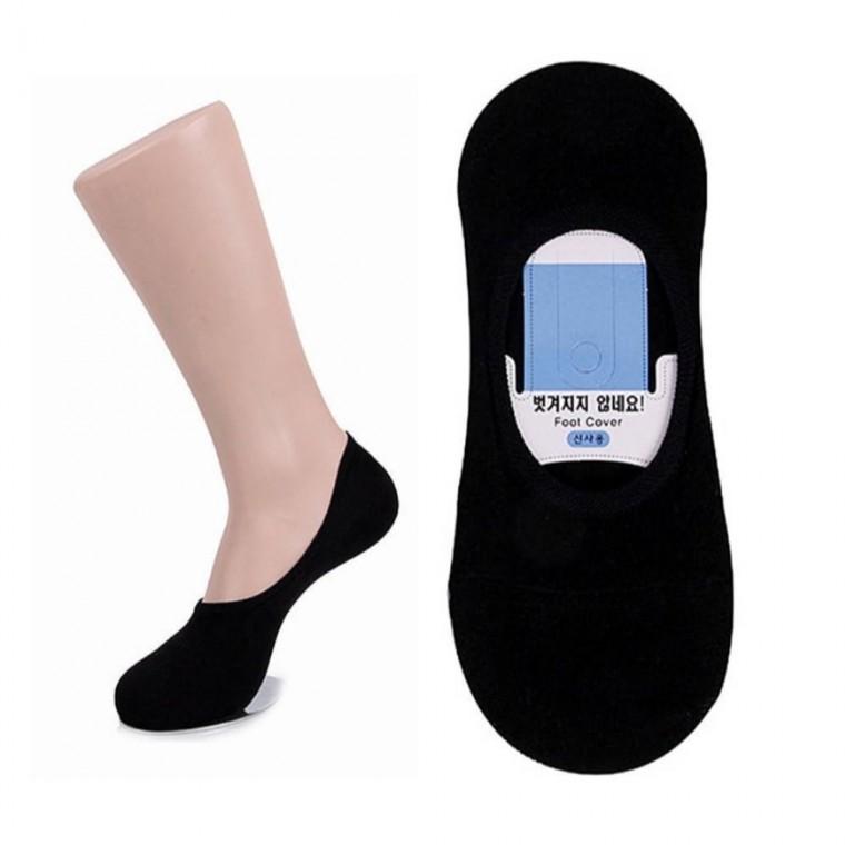 남자 페이크삭스 290-330mm 블랙 1켤레 단화양말 여름양말 발등양말