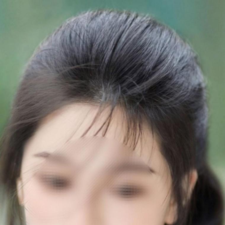 웨이브 옆머리 헤어피스 여성 가발 부분가발 20cm