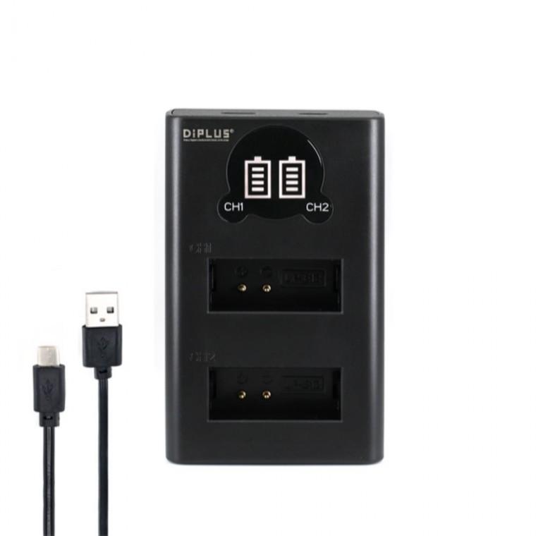 캐논 LP-E12 호환 LCD 듀얼 충전기 C타입5핀겸용 카메라충전어답터 DSLR충전기 캠충전어댑터