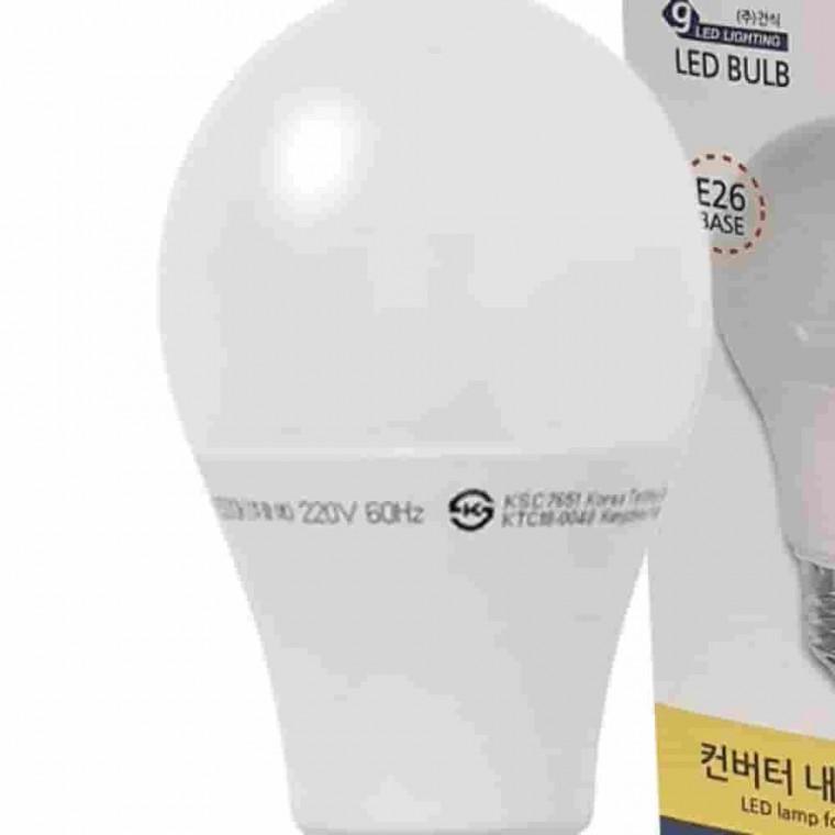 8W 주백색 내장형 긴수명 LED소켓전구 E26전구 주백색조명 8W전구 주백색전구
