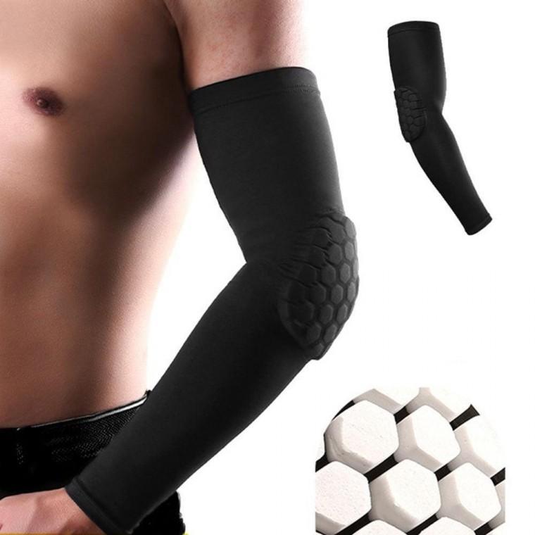 쿠션 스포츠 팔보호대 1P 팔꿈치보호대 헬스 등산