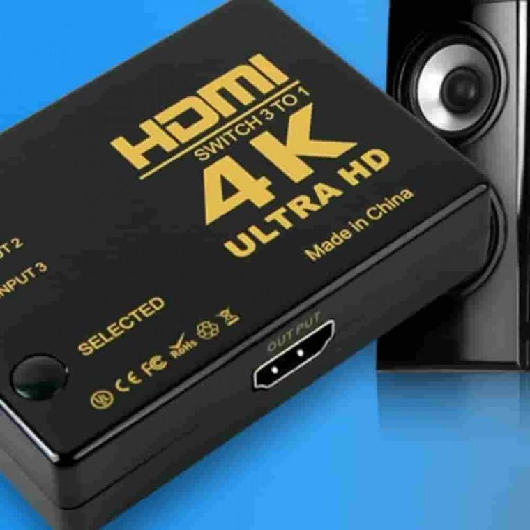 HDMI 3대1 선택기 4K 울트라HD 디지털분배기 네트워크장비 셋톱박스선택기 TV분배기 UHD선택기