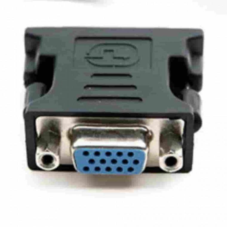변환젠더 VGA F to DVI-I M 모니터케이블 모니터확장 연결커넥터 모니터변환 화면전환