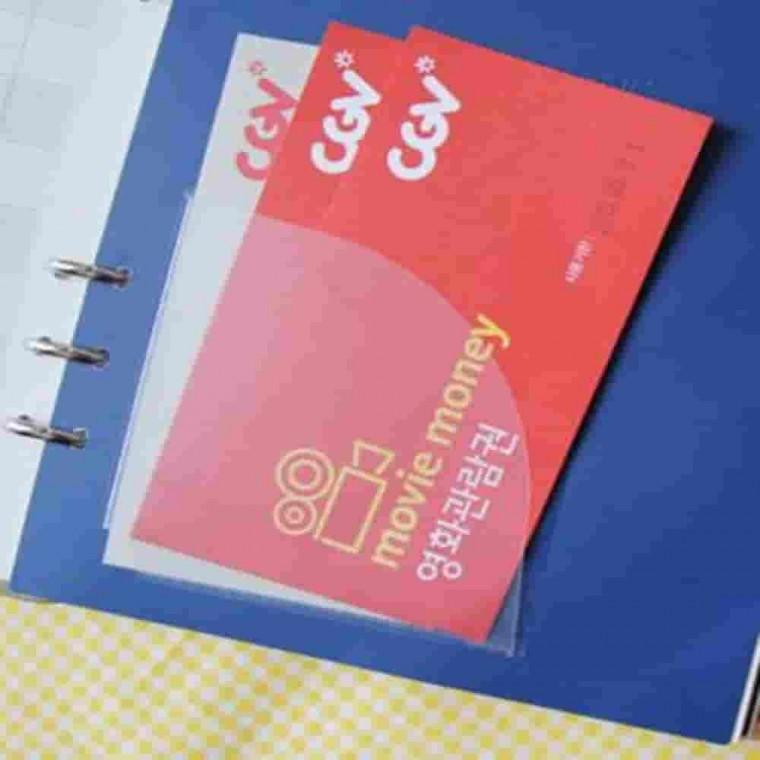 라벨테이프 중형 30매 90x90 앨범포켓 다꾸용품 코너수납 투명포켓 코너라벨