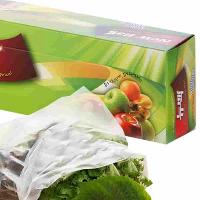 100매 일회용 위생백 30x45 대형 주방비닐봉지 일회용비닐 야채보관봉투 반투명비닐 식품비닐봉투