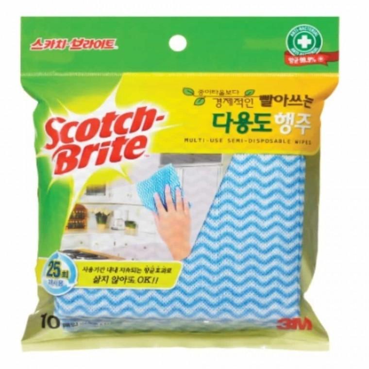 다용도 행주 10매입 식기물기제거용행주 비스코스행주 물흡수행주