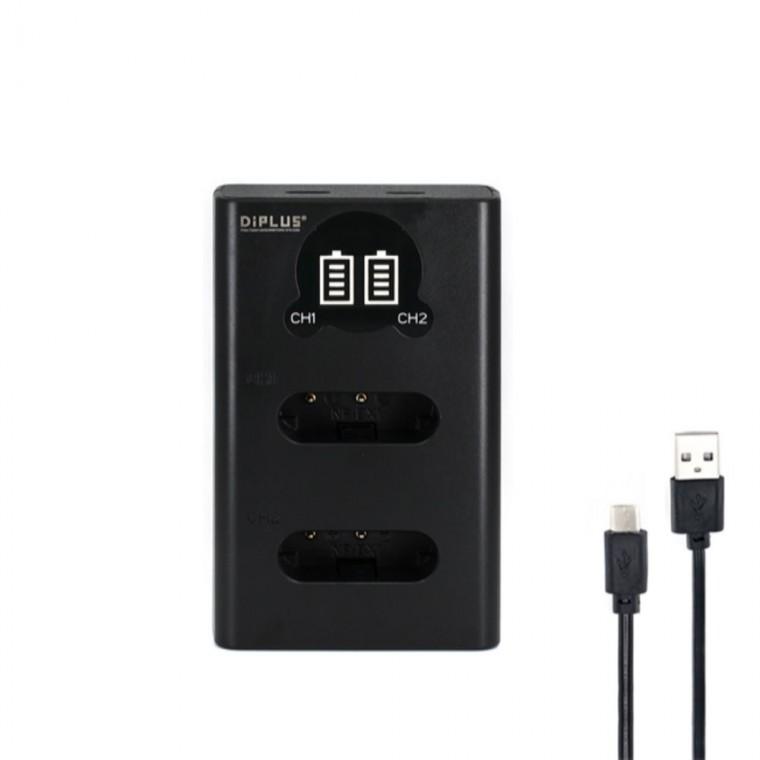 소니 NP-BX1 호환 LCD 듀얼 충전기 C타입5핀겸용 캠충전아답터 미러리스카메라충전기 캠충전어댑터