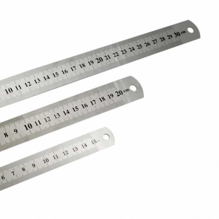 스틸자 20cm 초등자 스텐자