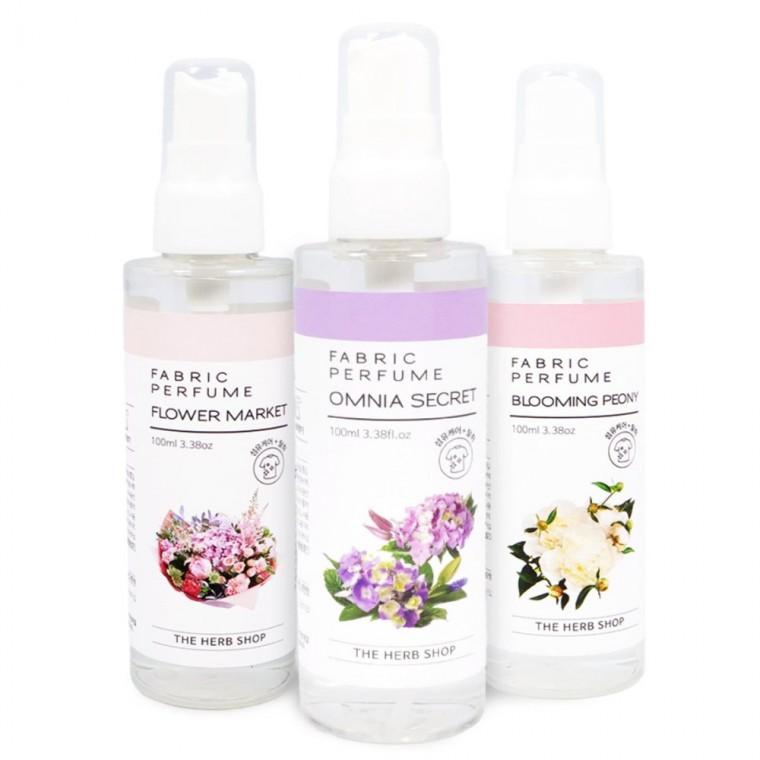 100ml 섬유향수 뿌리는섬유유연제 패브릭스프레이 옷방향제