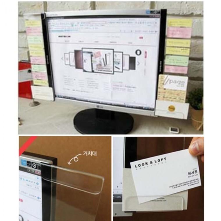 노트북 사무실 컴퓨터 문서 홀더 모니터 메모판