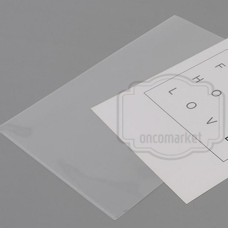 보관 문서 서류철 A4 화일 투명 파일철 12P