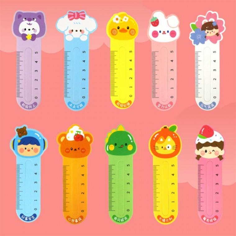 책갈피자 5cm 얇은자 작은자 유아자