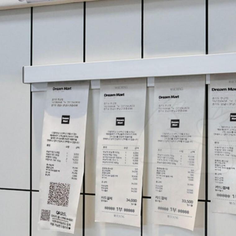 공지사항 책상정리 벽부착 계산서 영수증보드 주문서꽂이 20cm