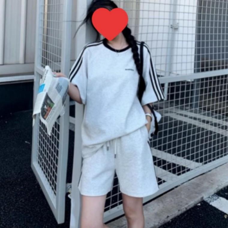스포티 하프 트레이닝복 세트