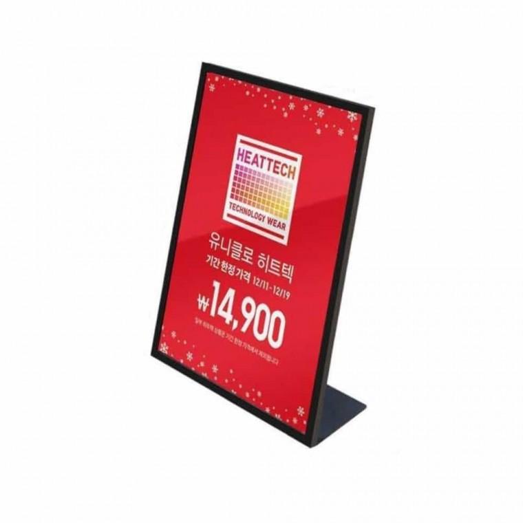 POP 스탠드 A4 스탠드광고판 테이블안내판꽂이 테이블메뉴판꽂이