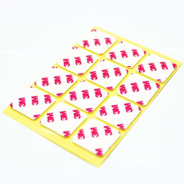 양면테이프 사각 25x25mm 60개입 양면폼테이프 강력한양면테이프 스펀지양면테이프