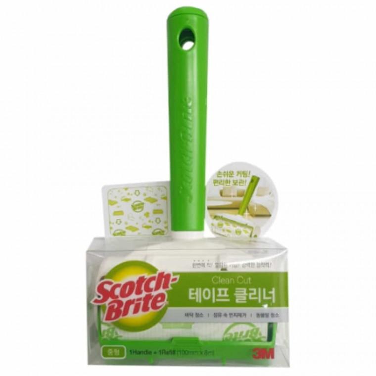 테이프클리너 돌돌이 중형 10cm 고양이털청소 청소테이프 강아지털돌돌이