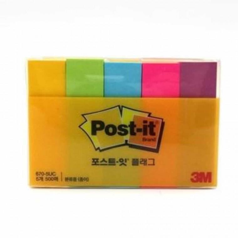포스트잇 플래그 사무문구 접착식메모지 라벨스티커