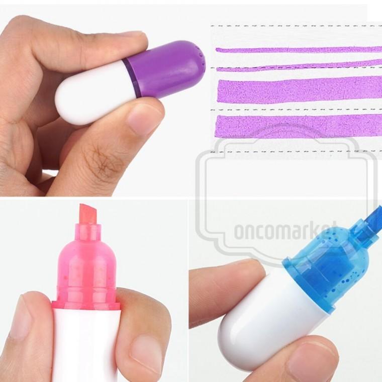 노트 암기용 초딩 마킹펜 선명한 미니 형광펜
