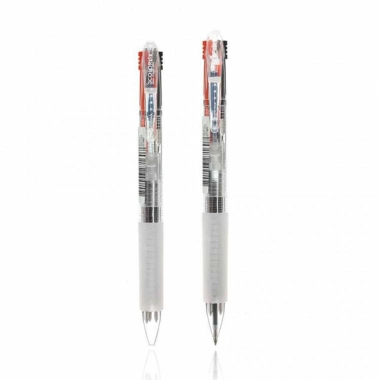3색 볼펜 0.7mm 6개입 판촉물볼펜 판촉용볼펜 선물용볼펜