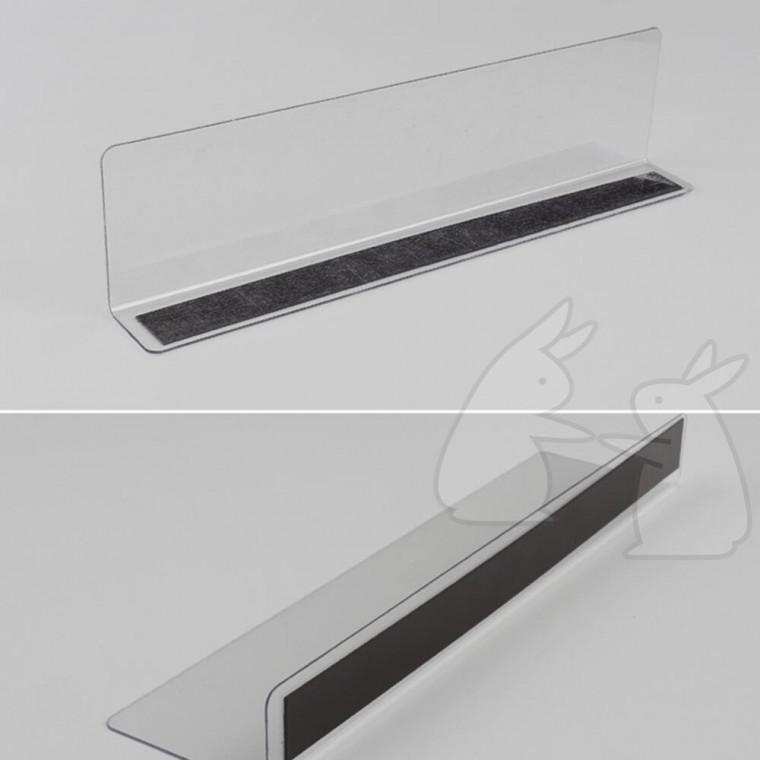 아크릴 파티션 칸막이 자석형 L자 투명 가림막 25x6cm