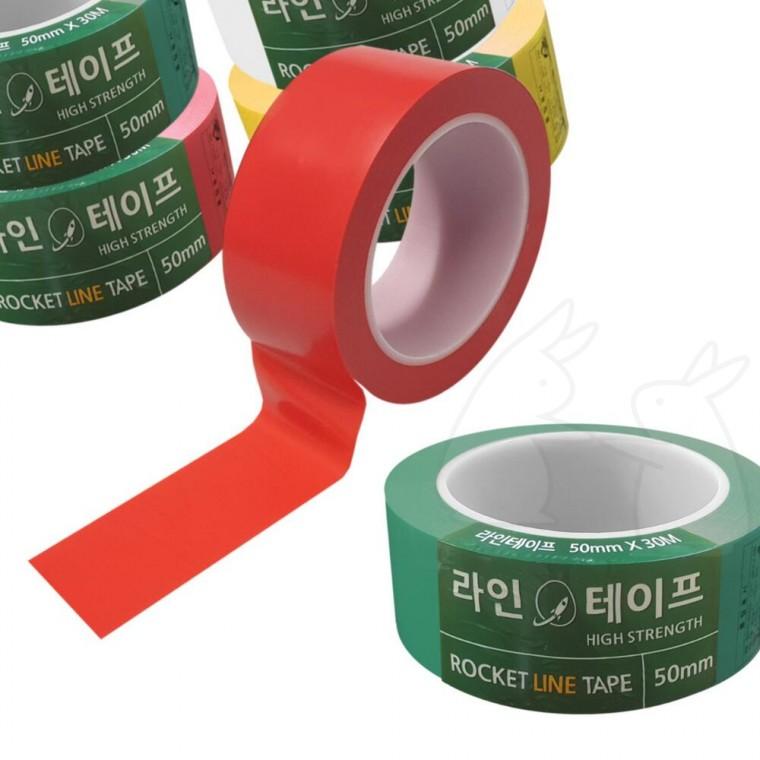 주차장 경고 창고 피난유도 체육관 라인테이프 50mmX30M