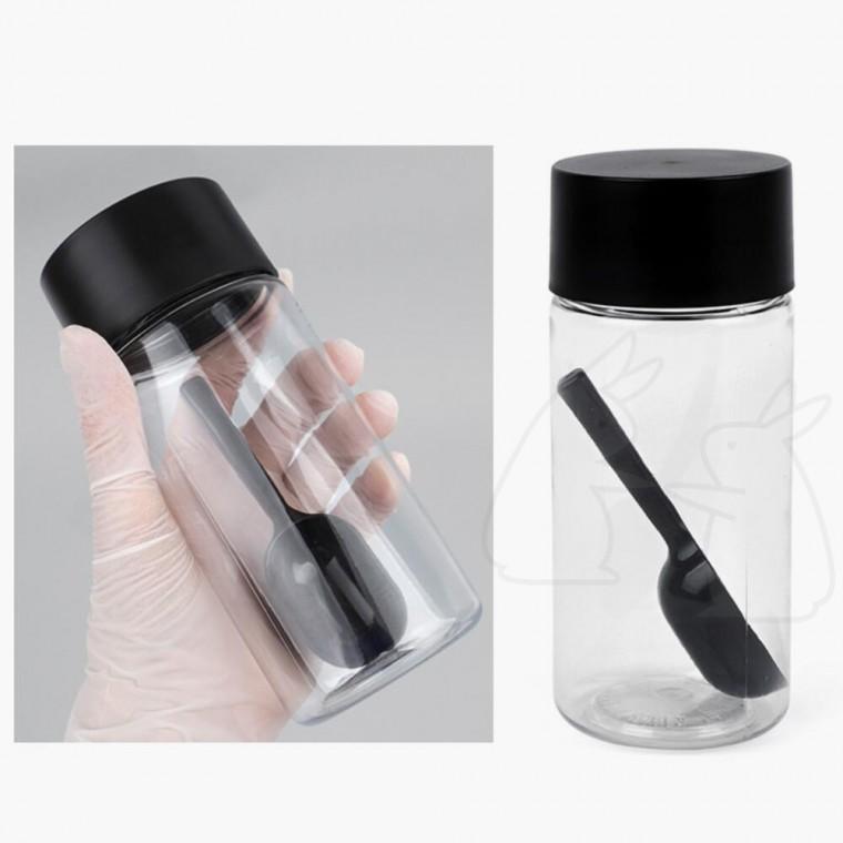 글라스 용기 깨 들깨 소분 투명 양념통 380ml