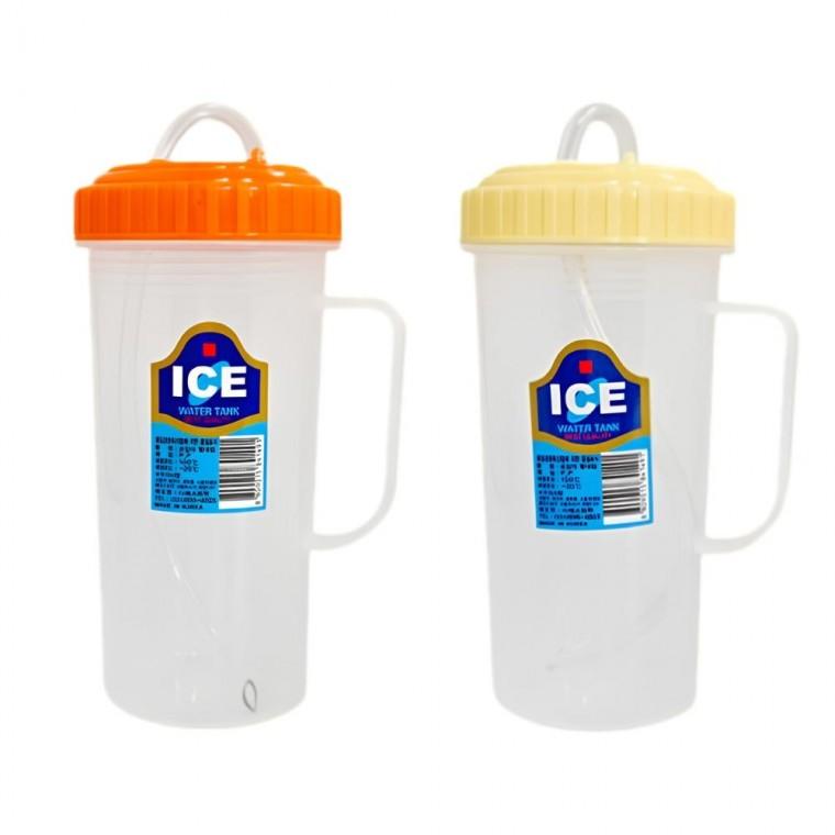국산 손잡이 빨대컵 500ml 병원 환자 물컵 빨대컵 1개
