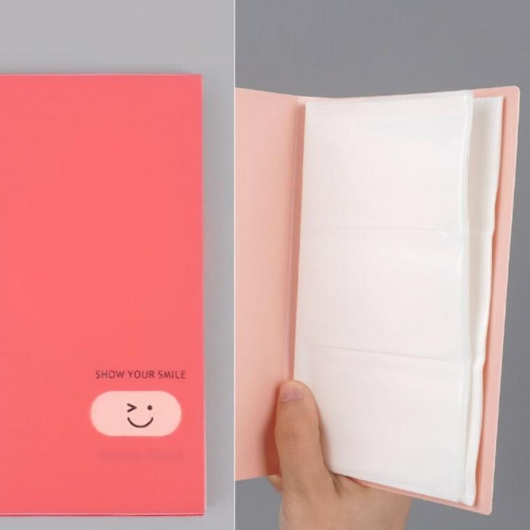 꽃이 북 바인더 앨범 책 명함 보관집