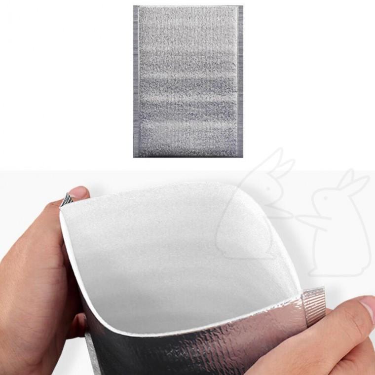 일회용 테이크아웃 쿨러백 보온재 보온 은박 보냉파우치 15x20