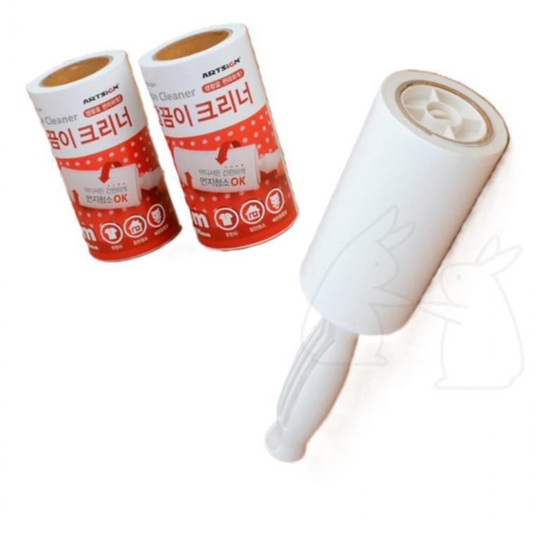 크리너 롤찍찍이 반려동물 돌돌이 먼지제거 테이프 클리너