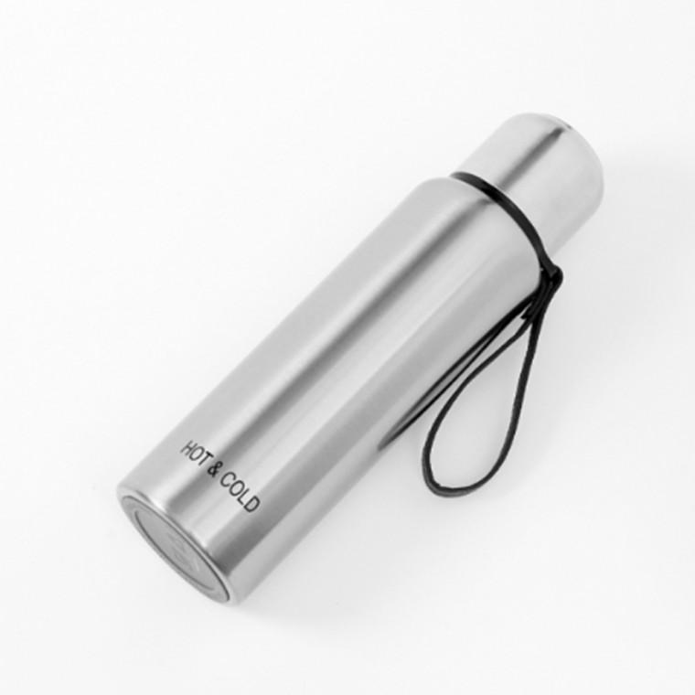 듀얼 보온병 800ml 실버 보온보냉병 스테인리스보온병