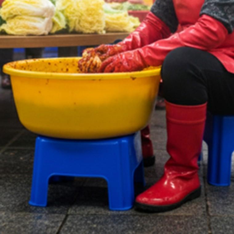 웰빙 사각의자 보조의자 거실보조의자