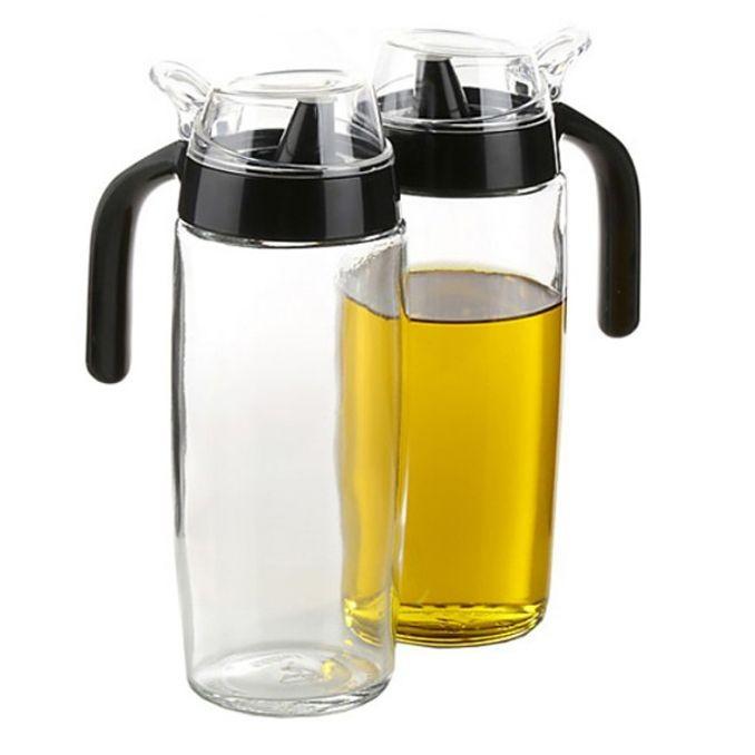 시노글라스 소스병 양념통 기름 오일병 블랙 500ml 1p