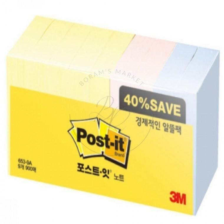 점착메모지 알뜰팩 회의노트 메모수첩 스티커메모지
