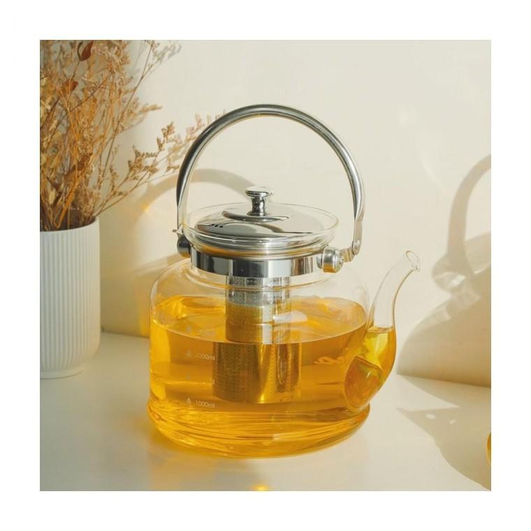 루미나D boiling 내열유리 직화 주전자 티포트 5size